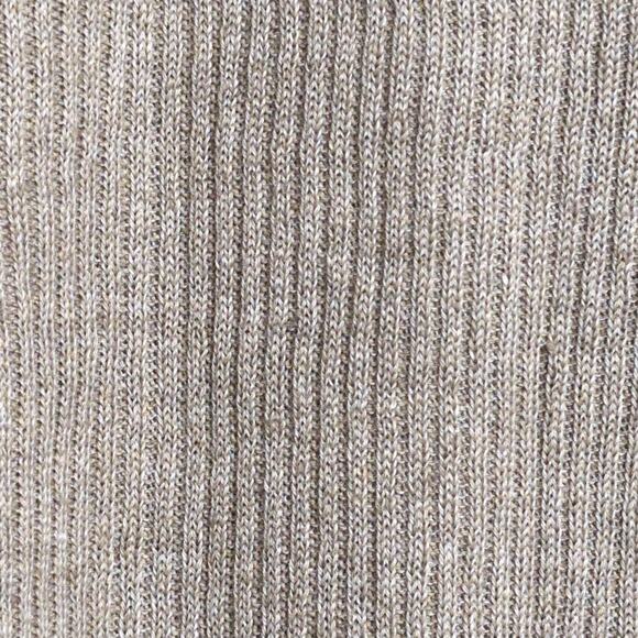 Eileen Fisher Round Neck Pullover Sweater Organic Linen Khaki Ribbed Size M New - Picture 3 of 11